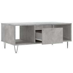 Table basse Gris béton 90x50x36,5 cm Bois d'ingénierie 632419632419