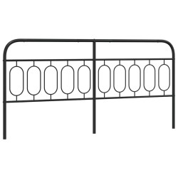 Tête de lit de remplacement métal noir 200 cm 632422632422