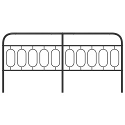Tête de lit de remplacement métal noir 200 cm 632422632422