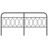 Tête de lit de remplacement métal noir 200 cm 632422632422