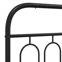 Tête de lit de remplacement métal noir 200 cm 632422632422