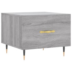 Table basse Sonoma gris 50x50x40 cm Bois d'ingénierie 632424632424
