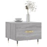 Table basse Sonoma gris 50x50x40 cm Bois d'ingénierie 632424632424