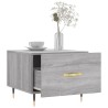 Table basse Sonoma gris 50x50x40 cm Bois d'ingénierie 632424632424