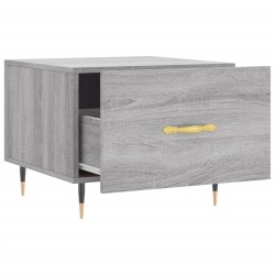 Table basse Sonoma gris 50x50x40 cm Bois d'ingénierie 632424632424