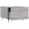 Table basse Sonoma gris 50x50x40 cm Bois d'ingénierie 632424632424