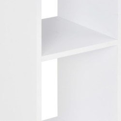 Table de bar Blanc et chêne Sonoma 60x60x110 cm 632425632425