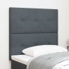 Tête de lit LED avec bandes LED Gris 100 cm Velours 632426632426