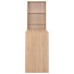 Table de bar avec armoire Chêne 115x59x200 cm 632429632429