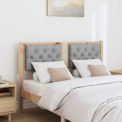 Tête de lit Marron et gris clair 135 cm Bois massif en pin 632431632431