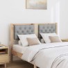 Tête de lit Marron et gris clair 135 cm Bois massif en pin 632431632431