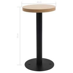 Table de bistro Marron clair 40 cm MDF 632432632432