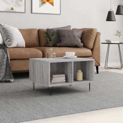 Table basse Sonoma gris 60x50x36,5 cm Bois d'ingénierie 632433632433