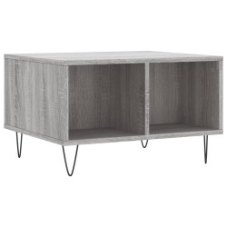 Table basse Sonoma gris 60x50x36,5 cm Bois d'ingénierie 632433632433