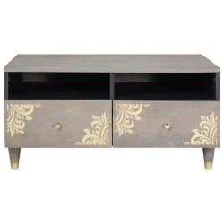Table basse Gris 80 x 54 x 40 cm Bois de mangue massif 632436632436