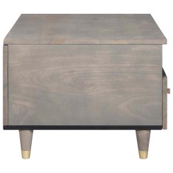 Table basse Gris 80 x 54 x 40 cm Bois de mangue massif 632436632436