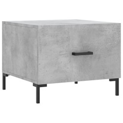 Table basse gris béton 50x50x40 cm bois d'ingénierie 632440632440