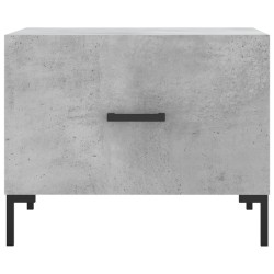 Table basse gris béton 50x50x40 cm bois d'ingénierie 632440632440