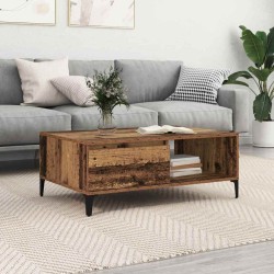 Table basse Bois ancien 90 x 60 x 35 cm Bois d'ingénierie 632443632443
