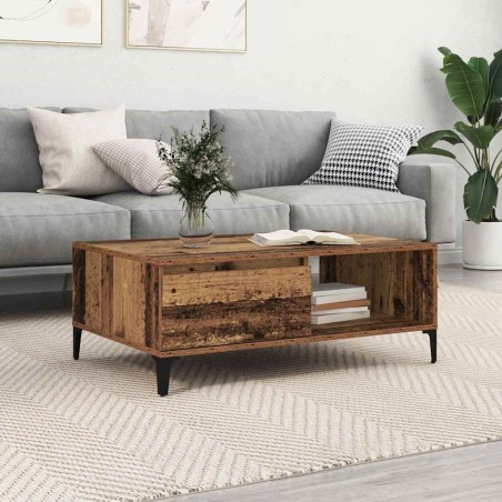 Table basse Bois ancien 90 x 60 x 35 cm Bois d'ingénierie 632443632443