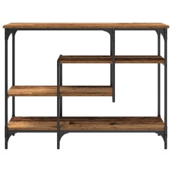 Table Console avec étagère Bois ancien 100 x 35 x 75 cm 632444632444