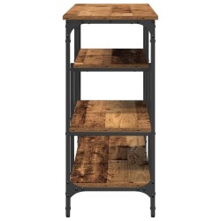 Table Console avec étagère Bois ancien 100 x 35 x 75 cm 632444632444