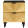 Table de chevet 2 pcs Noir et or 40 x 33 x 46 cm 632447632447