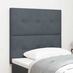 Tête de lit Gris foncé 100 cm Velours 632450632450