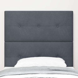 Tête de lit Gris foncé 100 cm Velours 632450632450