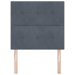 Tête de lit Gris foncé 100 cm Velours 632450632450