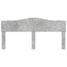 Tête de lit Gris béton Bois d'ingénierie 632452632452