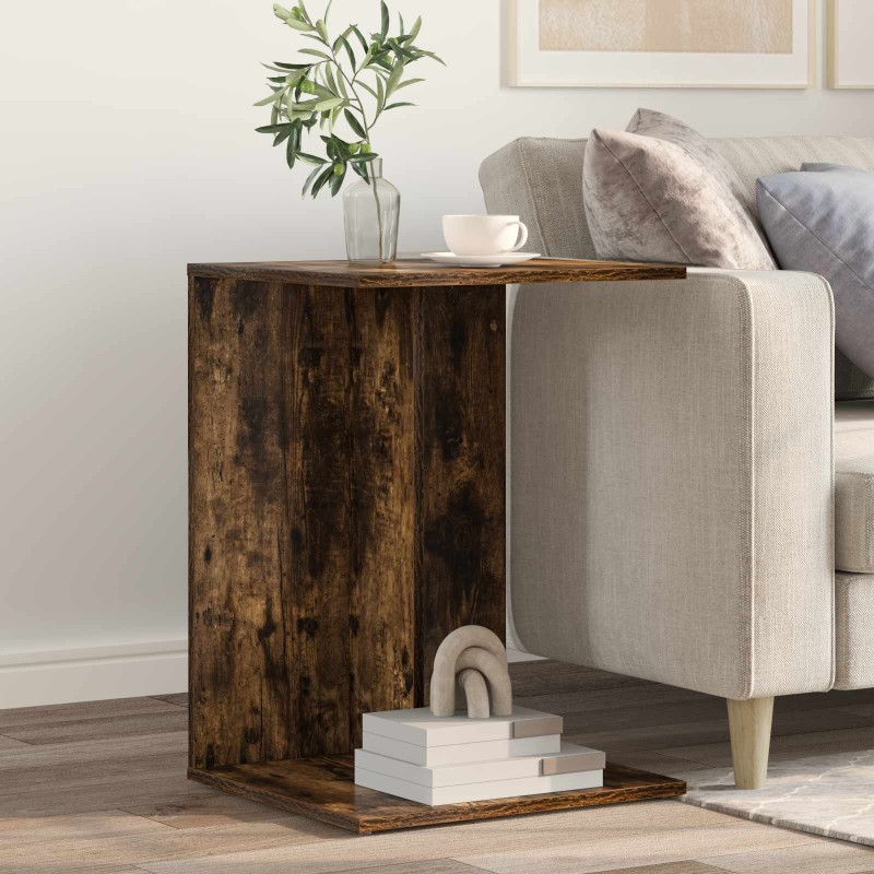 Table d'appoint Chêne fumé 45 x 40 x 62,5 cm Bois d'ingénierie 632457632457