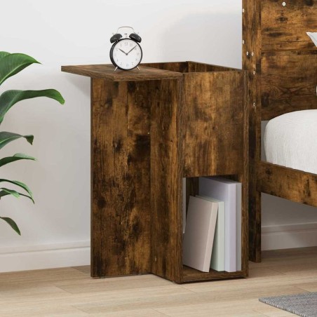 Table d'appoint Chêne fumé 35 x 40 x 55 cm Bois d'ingénierie 632461632461