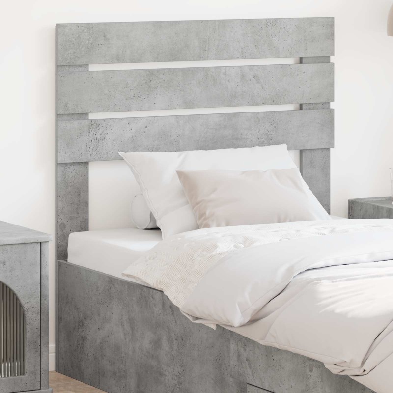 Tête de lit Gris béton Bois d'ingénierie 632462632462