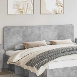 Tête de lit Gris béton Bois d'ingénierie 632466632466