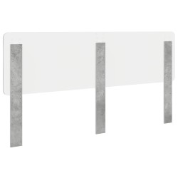Tête de lit Gris béton Bois d'ingénierie 632466632466