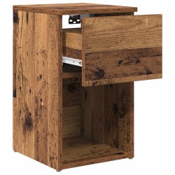 Armoire de lit 2 pcs Bois ancien 29 x 31,5 x 49 cm 632469632469