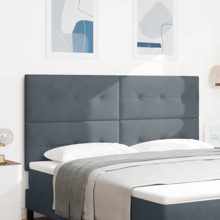 Tête de lit Gris foncé 180 cm Velours 632470632470