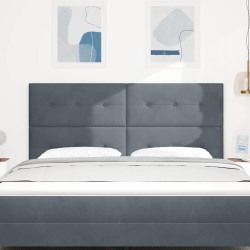 Tête de lit Gris foncé 180 cm Velours 632470632470