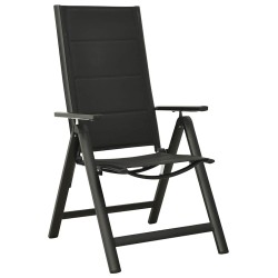 Ensemble de bistro 5 pcs noir et anthracite 632480632480