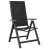 Ensemble de bistro 5 pcs noir et anthracite 632480632480