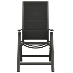 Ensemble de bistro 5 pcs noir et anthracite 632480632480
