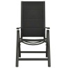 Ensemble de bistro 5 pcs noir et anthracite 632480632480