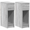 Tables de chevet avec tiroir 2 pcs sonoma gris 20x36x60 cm 632481632481