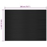 Tapis de sol Noir 1,5 x 2 m Caoutchouc 632491632491