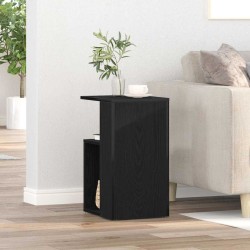 Table d'appoint Chêne noir 36 x 30 x 56 cm Bois d'ingénierie 632492632492