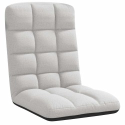 Chaise de sol pliante Gris nuage 71x51x62 cm tissu 632494632494