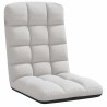Chaise de sol pliante Gris nuage 71x51x62 cm tissu 632494632494