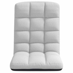 Chaise de sol pliante Gris nuage 71x51x62 cm tissu 632494632494