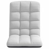 Chaise de sol pliante Gris nuage 71x51x62 cm tissu 632494632494
